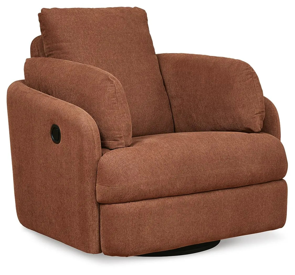 Marlow Swivel Glider Recliner in Spice