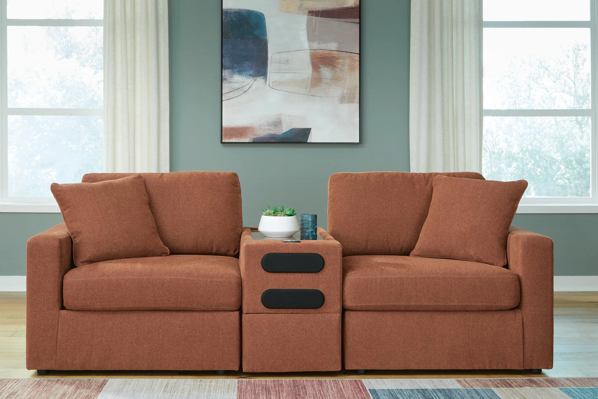 Marlow 3-Piece Sectional in Spice