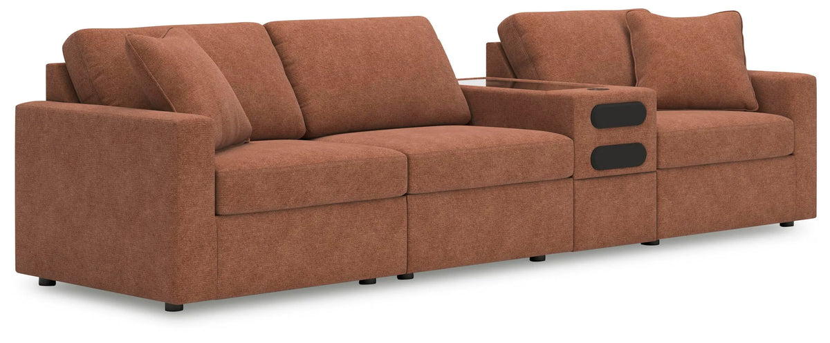Marlow 4-Piece Sectional in Spice II