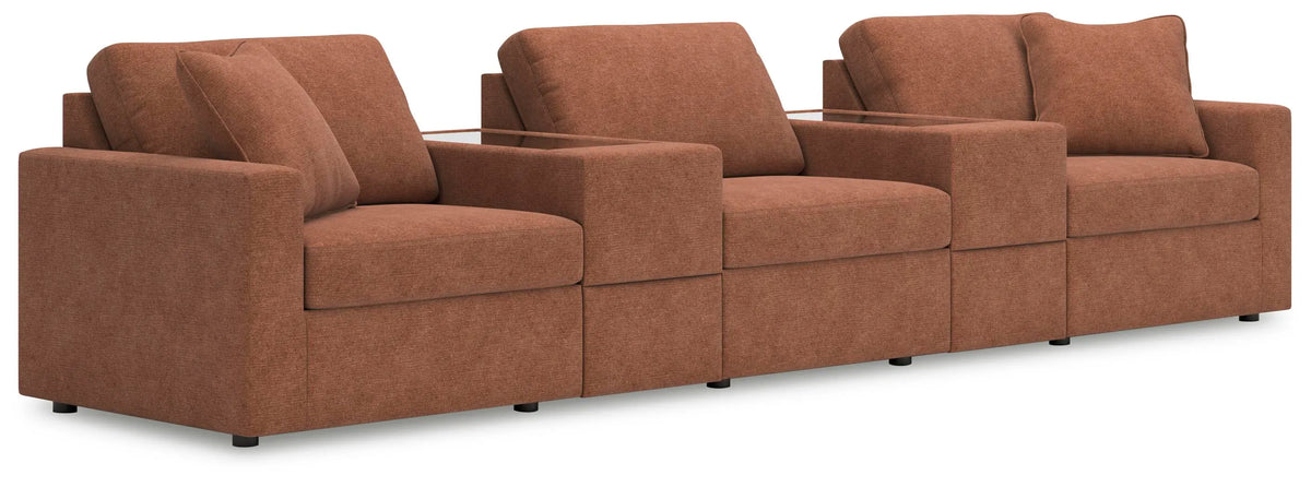 Marlow 5-Piece Sectional in Spice