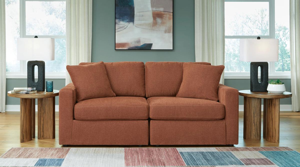 Marlow 2-Piece Sectional in Spice