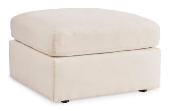 Marlow Oversized Accent Ottoman in Oyster