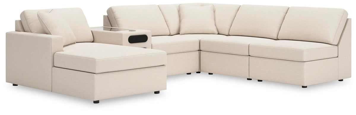 Marlow 6-Piece Sectional with Chaise in Oyster II