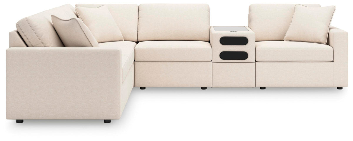 Marlow 6-Piece Sectional in Oyster Performance Fabric III