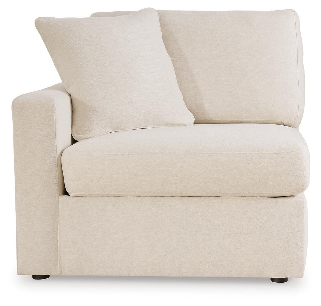 Marlow 4-Piece Sectional and Ottoman in Oyster