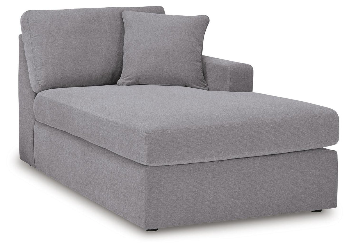 Marlow 5 Piece Sectional with Audio Console in Granite