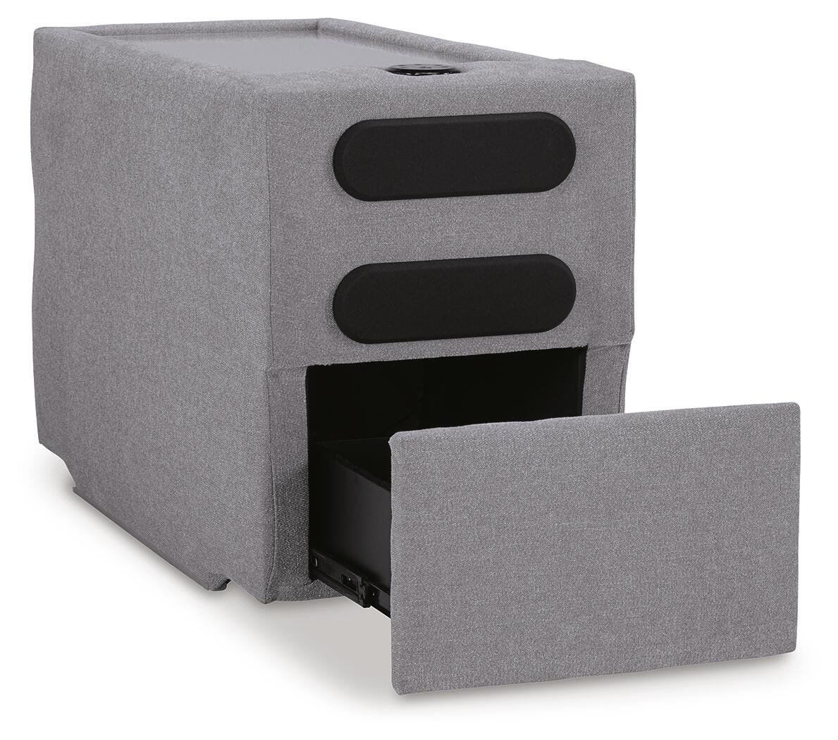 Marlow 5-Piece Sectional with Audio System in Granite