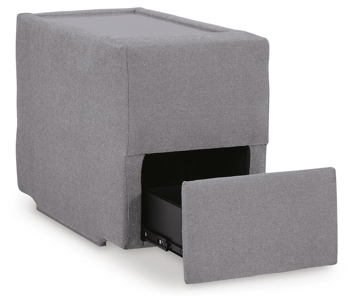 Marlow 8-Piece Sectional and Ottoman in Granite