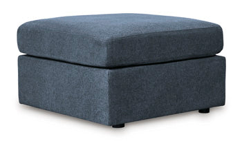 Marlow Oversized Accent Ottoman in Ink