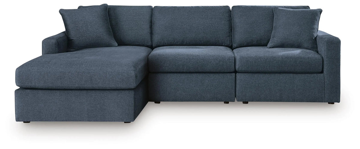 Marlow 3-Piece Sectional with Chaise in Ink II