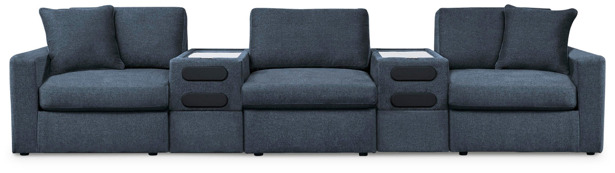 Marlow 5-Piece Sectional in Ink Performance Fabric