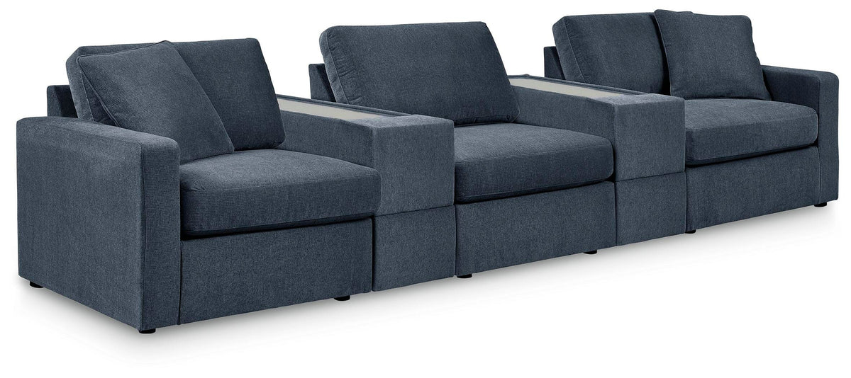 Marlow 5-Piece Sectional in Ink Performance Fabric III