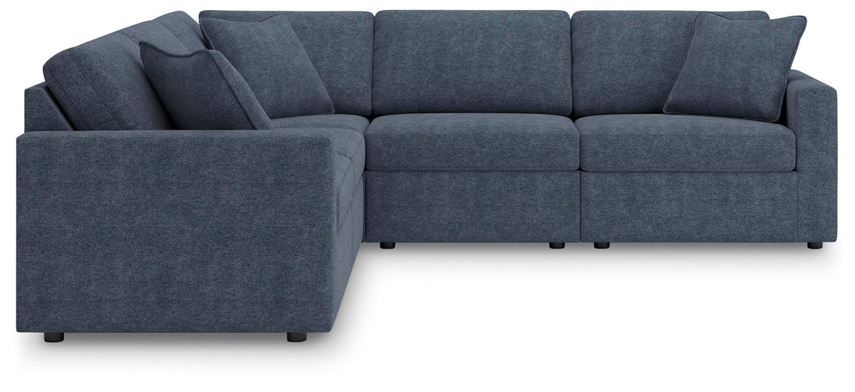 Marlow 5-Piece Sectional in Ink Performance Fabric II