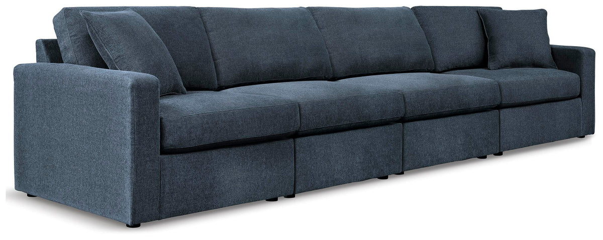 Marlow 4-Piece Sectional in Ink Performance Fabric
