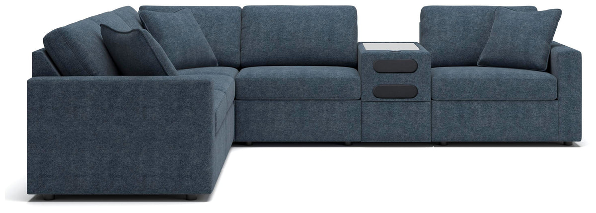 Marlow 6-Piece Sectional in Ink Performance Fabric II