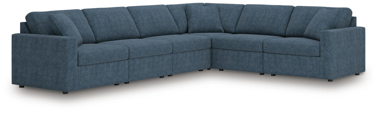 Marlow 6-Piece Sectional in Ink Performance Fabric VI