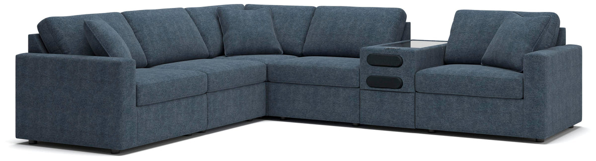 Marlow 6-Piece Sectional in Ink Performance Fabric II
