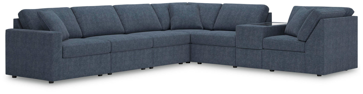 Marlow 7-Piece Sectional in Ink Performance Fabric III