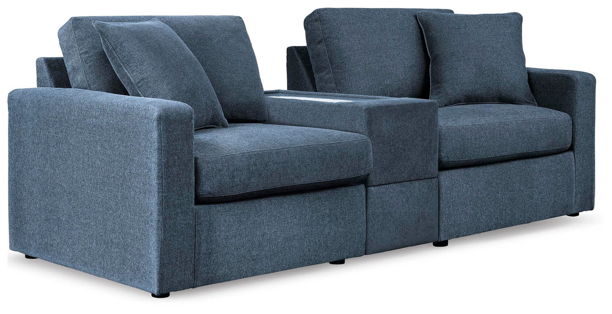 Marlow 3-Piece Sectional Sofa and 2-Piece Sectional Loveseat in Ink II