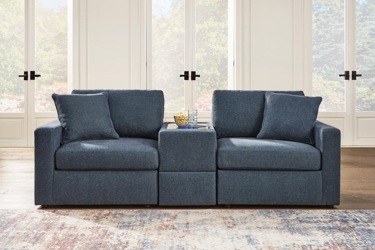 Marlow 3-Piece Sectional Sofa and 2-Piece Sectional Loveseat in Ink II