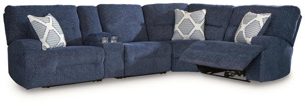 Acklen Place 5-Piece Power Reclining Sectional with Storage Console