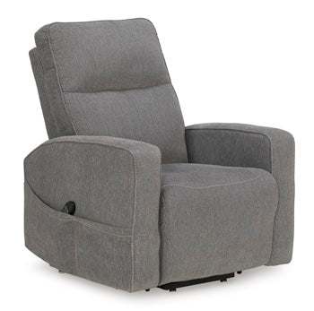 Renzo Power Lift Recliner in Gray