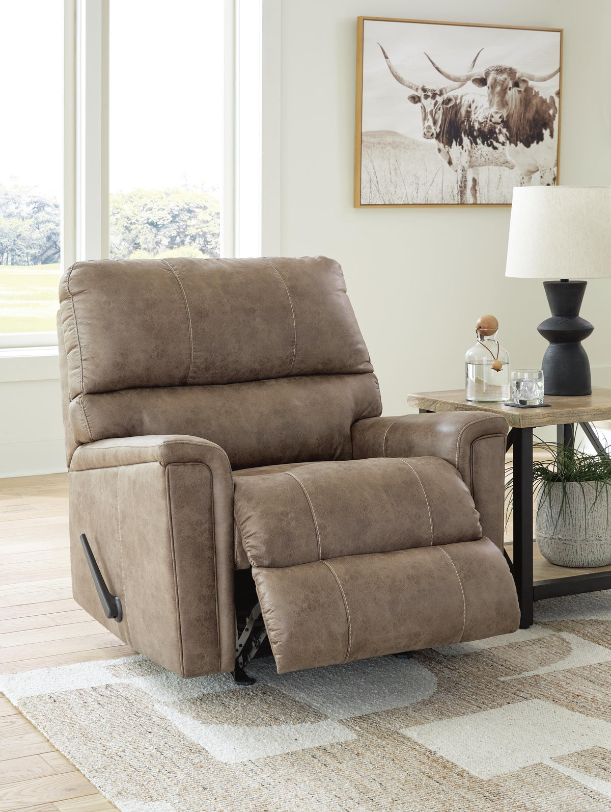 Corren Recliner in Fossil