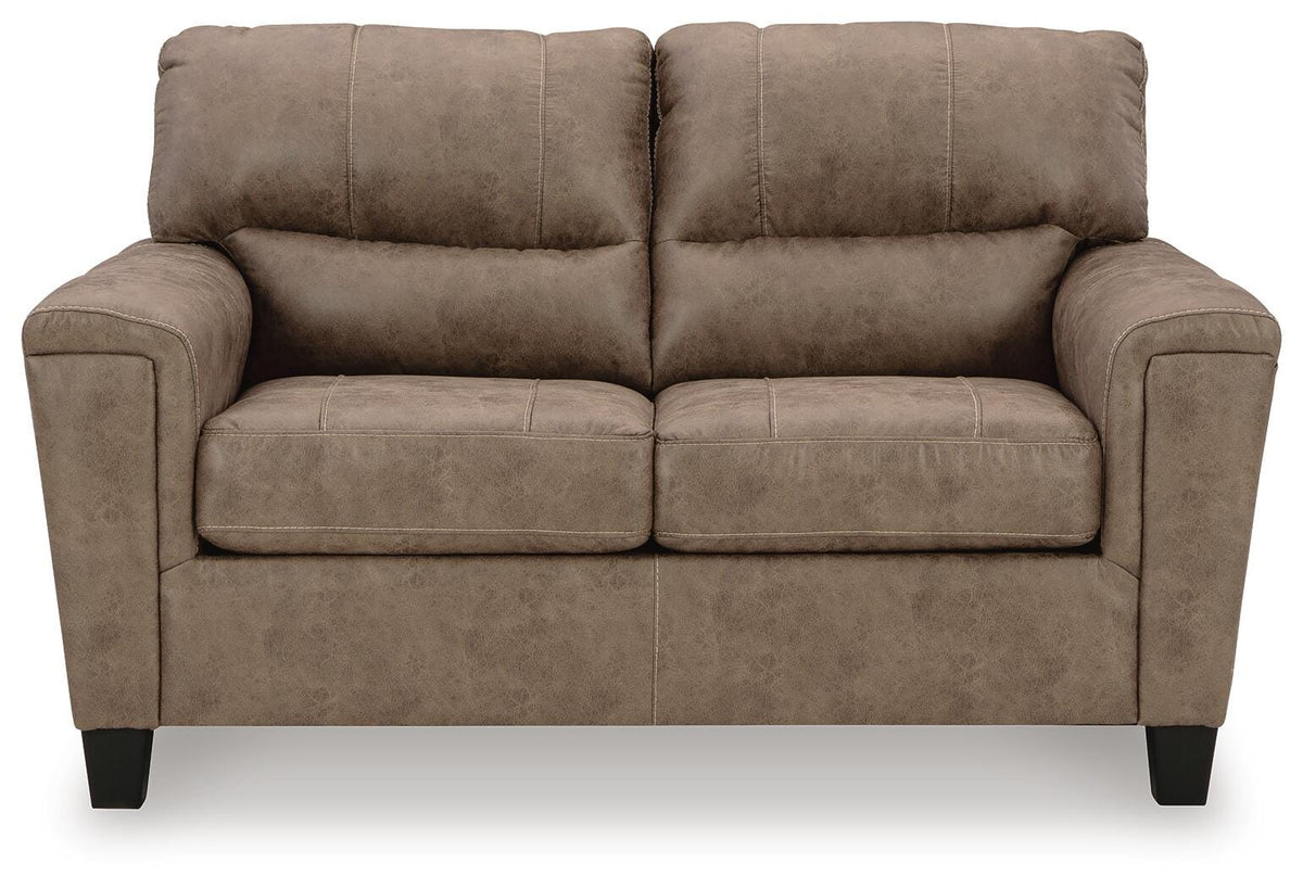 Corren Sofa and Loveseat in Fossil