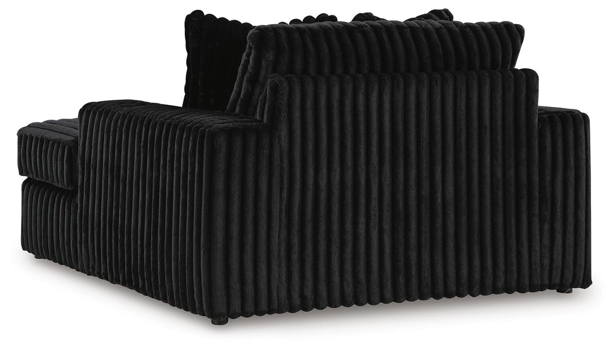 Winslow Oversized Chaise in Onyx