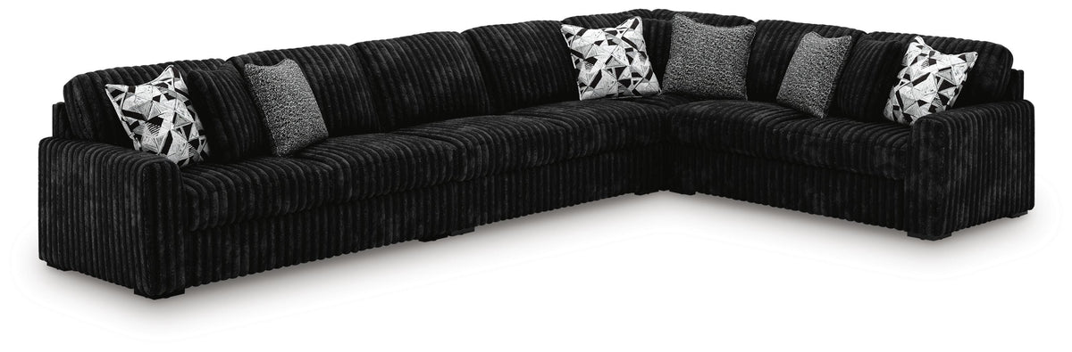 Winslow 4-Piece Sectional in Onyx Default