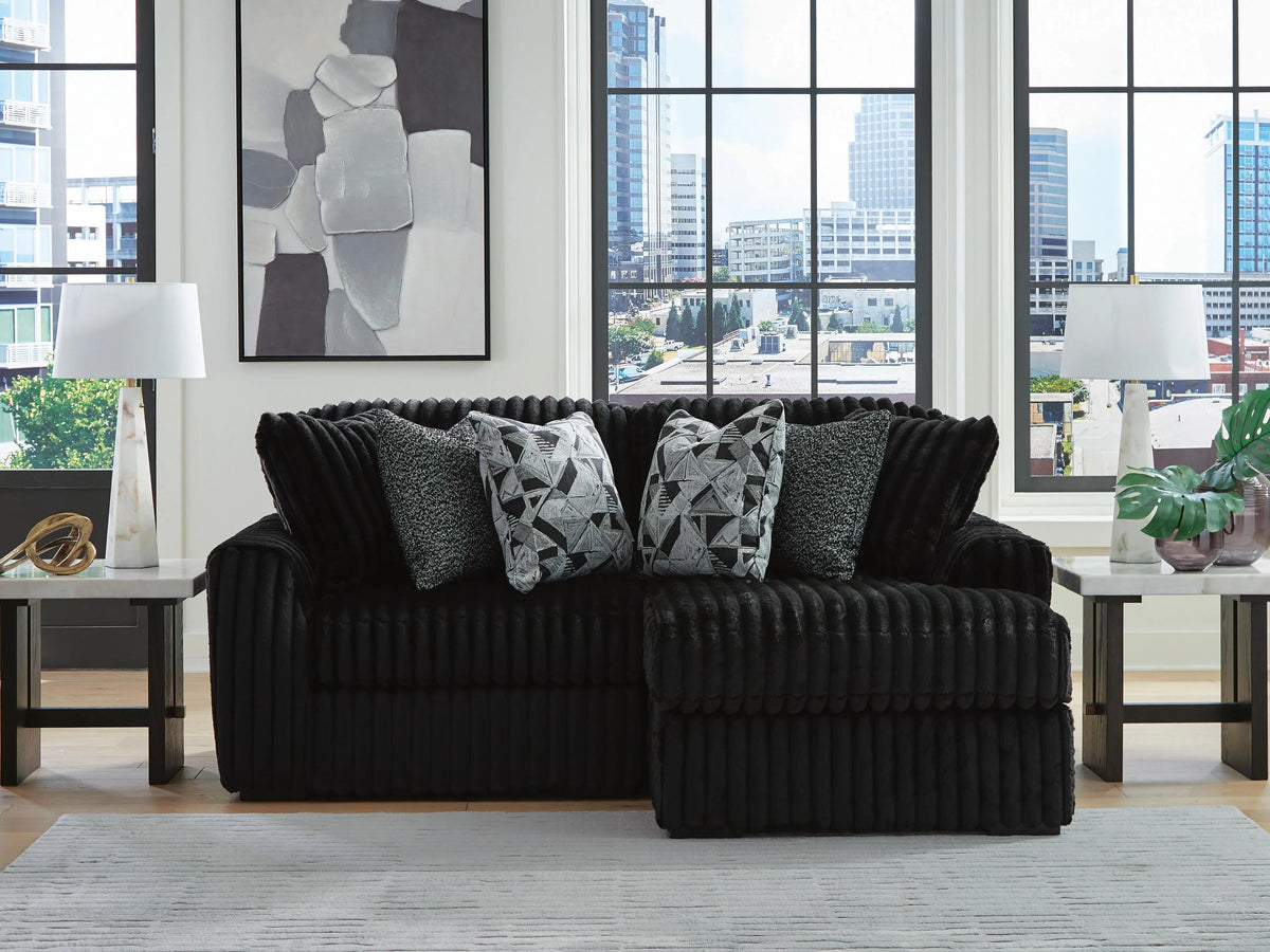 Winslow 2-Piece Sectional with Chaise in Onyx