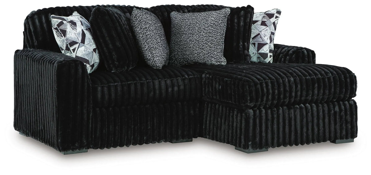 Winslow 2-Piece Sectional with Chaise in Onyx