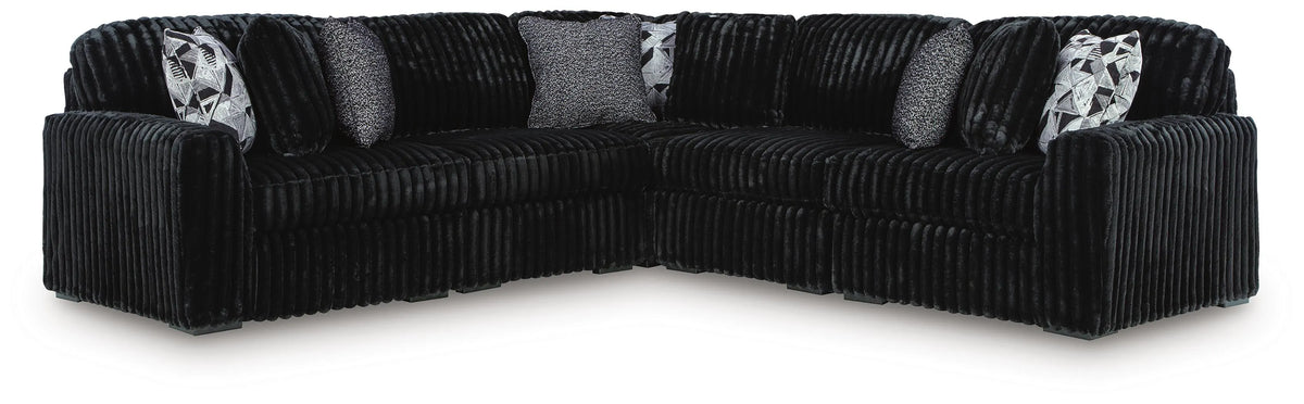 Winslow 5-Piece Sectional in Onyx
