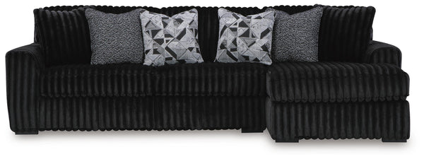 Midnight-Madness 2-Piece Sectional Sofa with Chaise