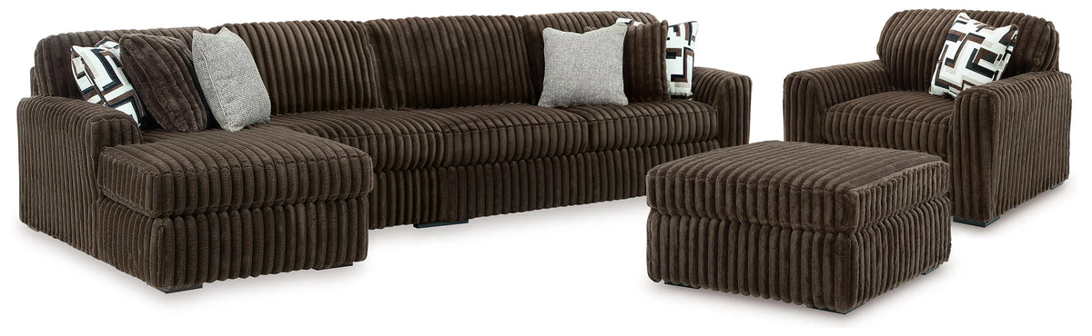 Winslow 3-Piece Sectional with Oversized Chair and Ottoman
