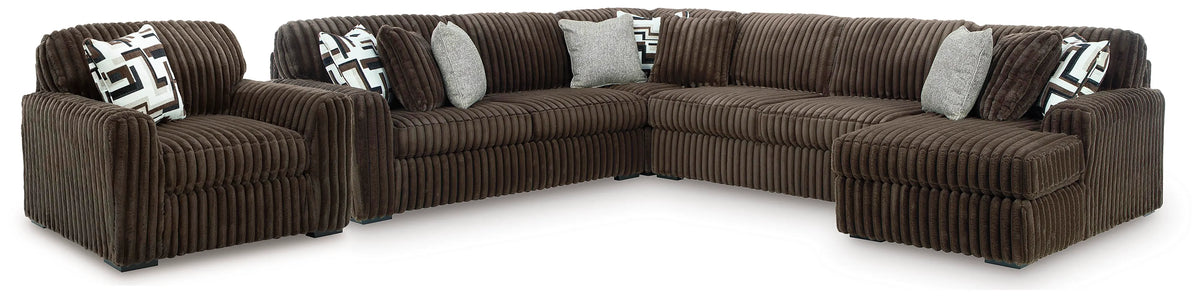 Winslow 4-Piece Sectional and Oversized Chair