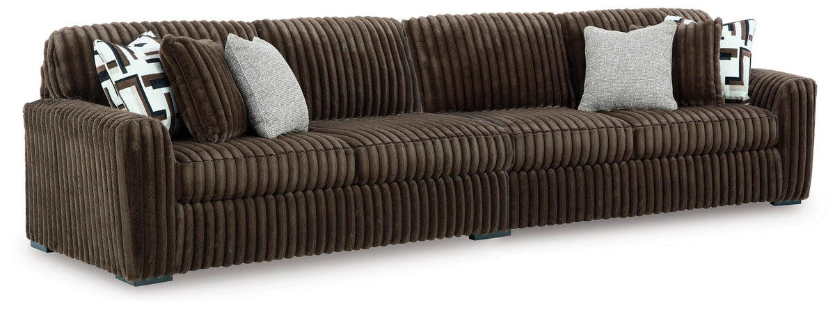 Winslow 2-Piece Sectional in Chocolate
