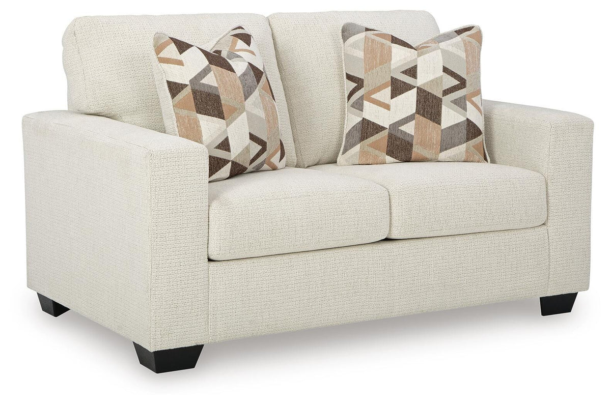 Wrenley Bay Loveseat in Ecru