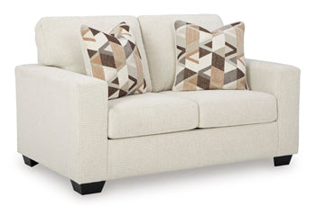 Wrenley Bay Loveseat in Ecru
