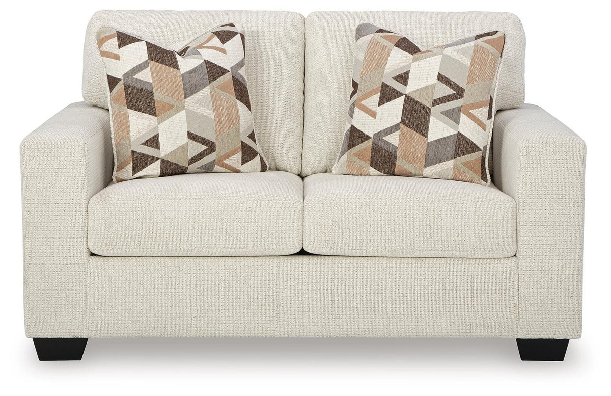 Wrenley Bay Loveseat in Ecru