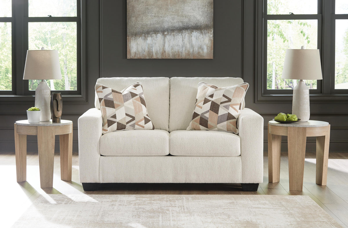 Wrenley Bay Loveseat in Ecru
