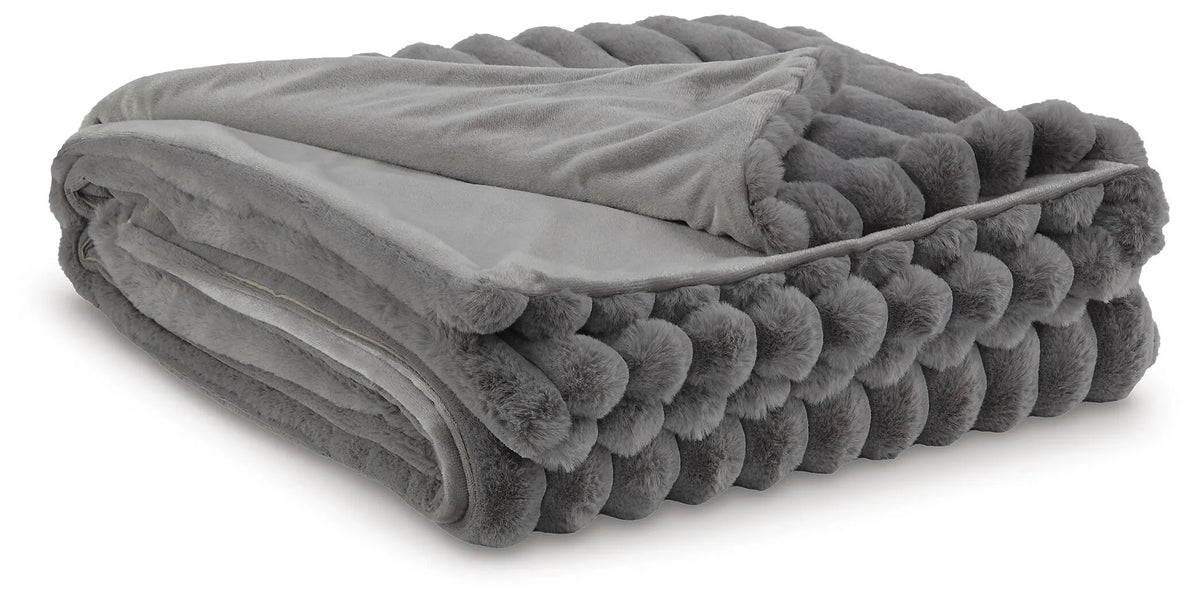 Vantage Vale Throw (Set of 3) in Gray