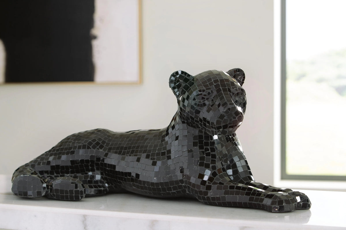 Kade Park Panther Sculpture in Black