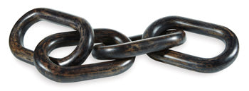 Ashworth Point Sculpture in Distressed Black