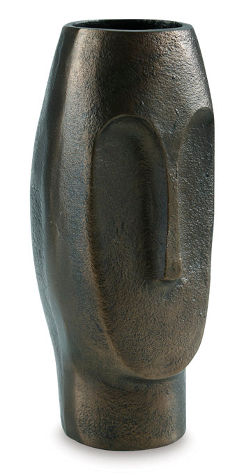 Hadleigh Bay Vase in Antique Bronze Finish