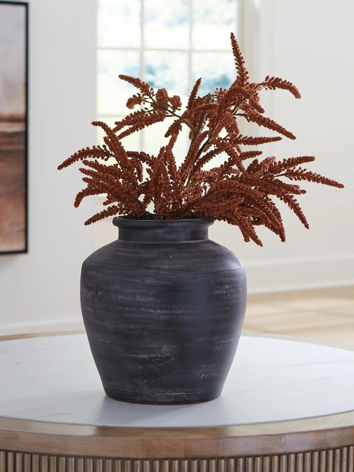 Bundeena Vase in Distressed Black