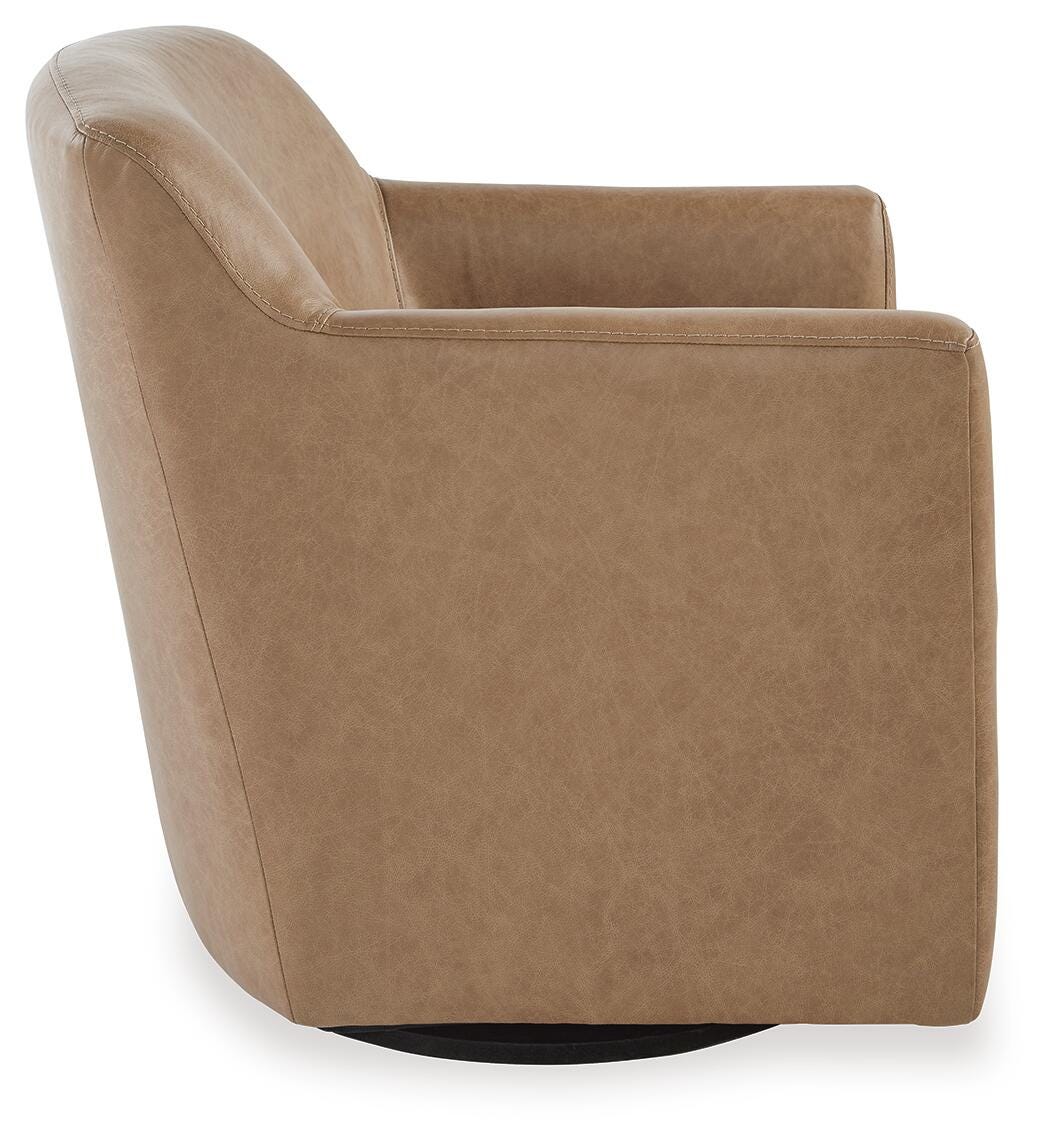 Harlow Swivel Accent Chair in Tumbleweed