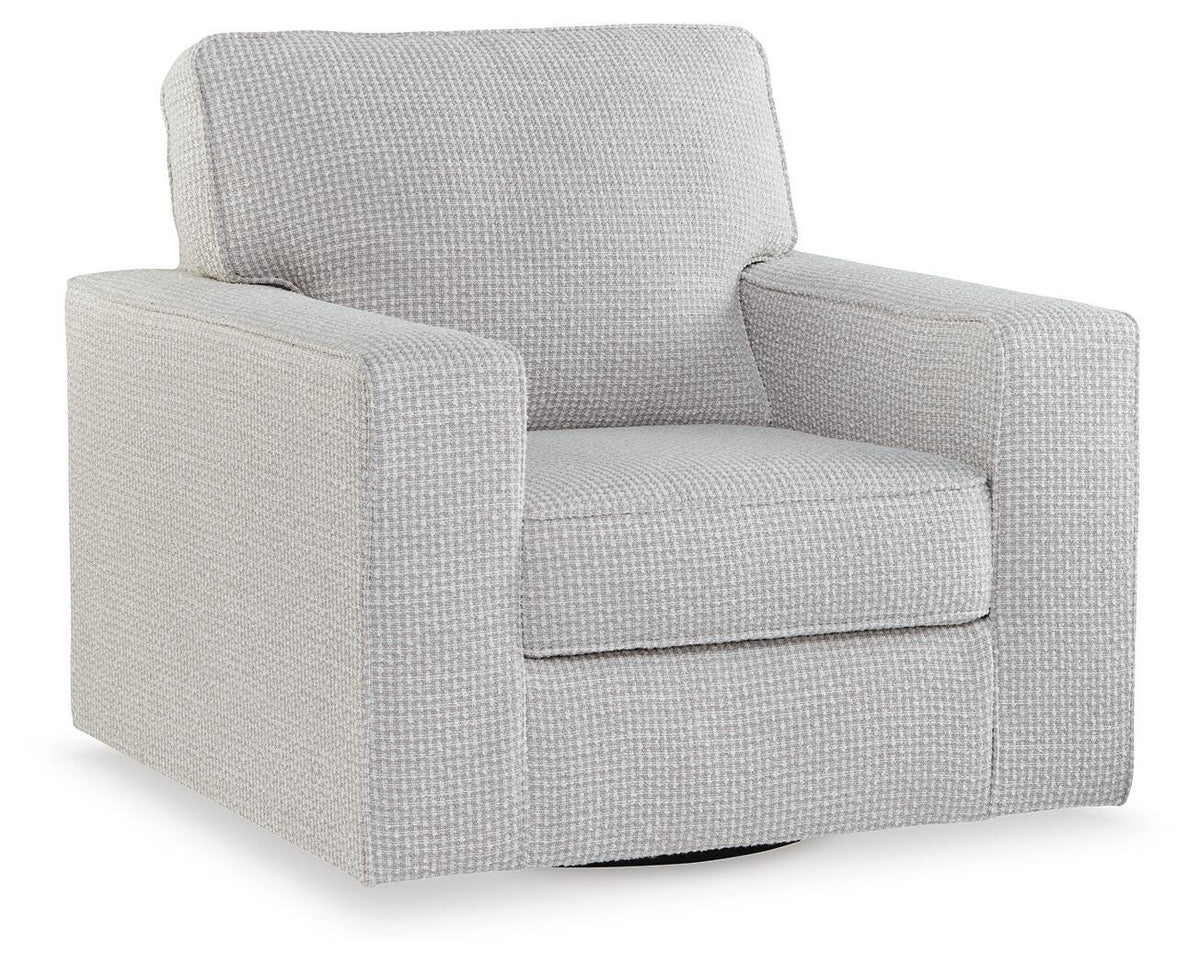 Ironvale Vale Swivel Accent Chair in Taupe