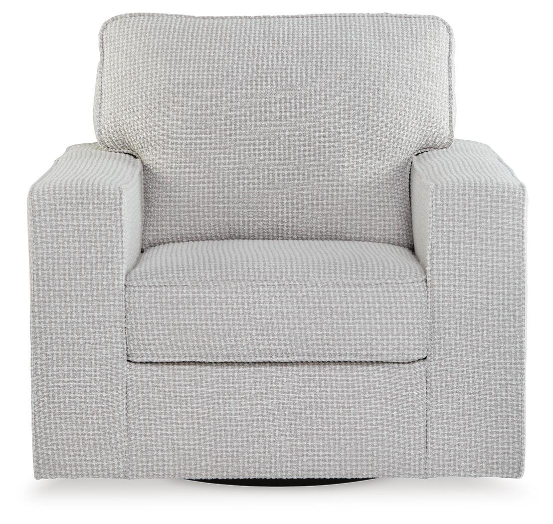 Ironvale Vale Swivel Accent Chair in Taupe