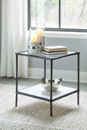 Aurelia Bay Accent Table in Antique Black